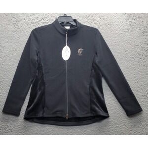 Greg‎ Norman Jacket Womens Large Black Warm Stretch Seminole Golf Club G2F20J061